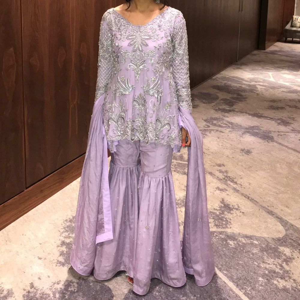 Pakistani Wedding Dress Lengha Elan Inspired Gharara Shalwar Kameez